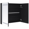 Szafka łazienkowa z lustrem i LED, 80x12,2x68 cm
