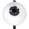 Lampa stojąca, 25 W, postarzany czerwony, 25x25x90/140 cm, E27