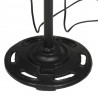Lampa stojąca, 25 W, postarzany czerwony, 25x25x90/140 cm, E27