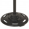 Lampa podłogowa z 2 kloszami, biała, E27, żeliwo