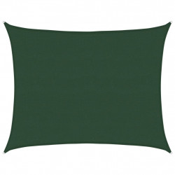 Żagiel przeciwsłoneczny, 160 g/m², ciemnozielony, 6x8 m, HDPE
