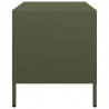 Szafka RTV, oliwkowa, 68x39x43,5 cm, stal walcowana na zimno