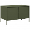 Szafka RTV, oliwkowa, 68x39x43,5 cm, stal walcowana na zimno