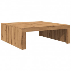 Stolik kawowy, dąb artisan, 100x100x35 cm