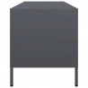 Szafka RTV, antracyt, 135x39x43,5 cm, stal walcowana na zimno