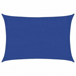Żagiel przeciwsłoneczny, 160 g/m², niebieski, 2x3 m, HDPE