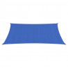 Żagiel przeciwsłoneczny, 160 g/m², niebieski, 2x3 m, HDPE