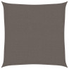 Żagiel przeciwsłoneczny, 160 g/m², antracytowy, 2,5x2,5 m, HDPE