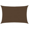 Żagiel przeciwsłoneczny, 160 g/m², brązowy, 5x7 m, HDPE