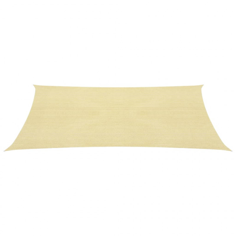 Żagiel przeciwsłoneczny, 160 g/m², beżowy, 2x2,5 m, HDPE