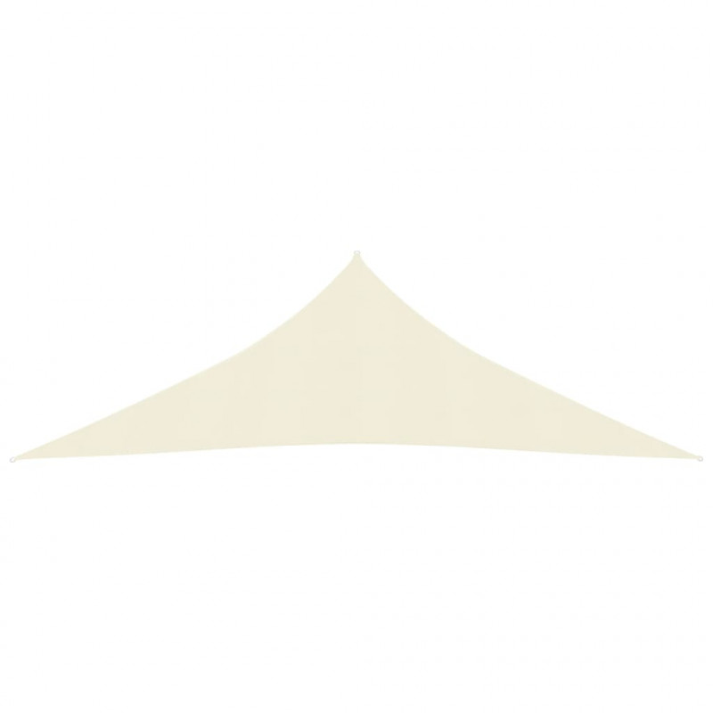 Żagiel przeciwsłoneczny, 160 g/m², kremowy, 4x4x5,8 m, HDPE