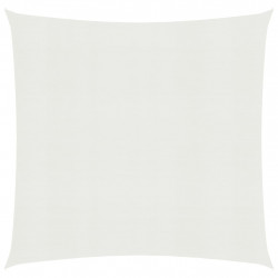 Żagiel przeciwsłoneczny, 160 g/m², biały, 3x3 m, HDPE