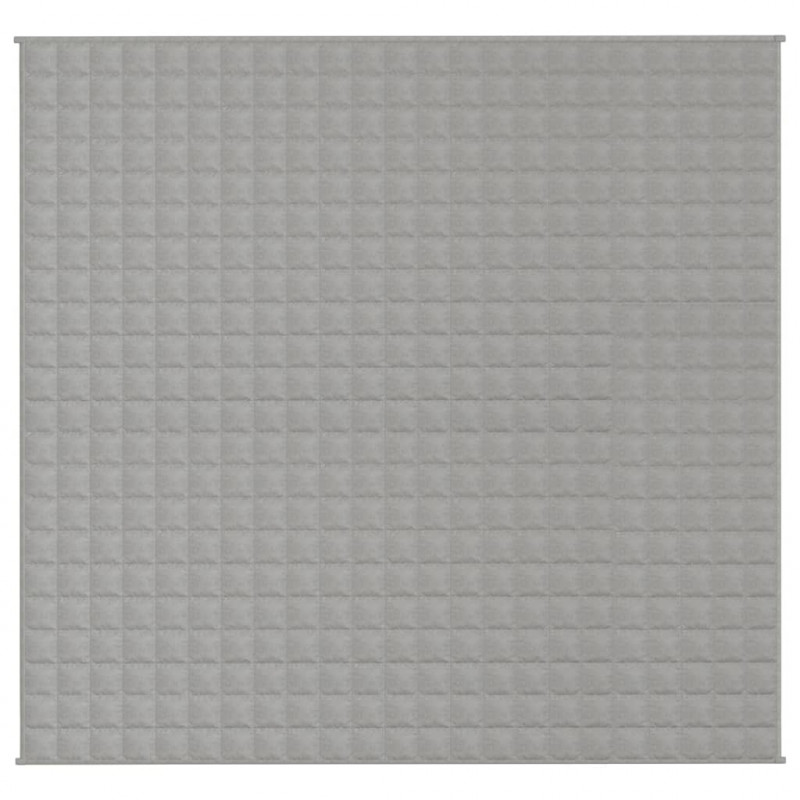 Koc obciążeniowy, szary, 220x230 cm, 15 kg, tkanina