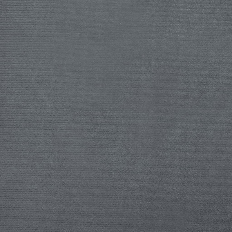 Sofa dla dzieci, ciemnoszara, 50x40x26,5 cm, aksamitna
