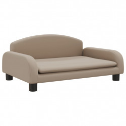 Sofa dla dzieci, cappuccino, 70x45x30 cm, sztuczna skóra