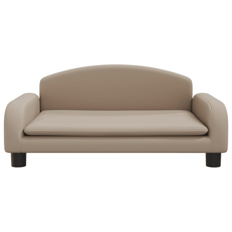 Sofa dla dzieci, cappuccino, 70x45x30 cm, sztuczna skóra