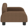 Sofa dla dzieci, brązowa, 50x40x30 cm, obita tkaniną