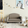 Sofa dla dzieci, cappuccino, 50x40x30 cm, sztuczna skóra