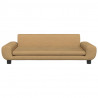 Sofa dla dzieci, brązowa, 100x54x33 cm, aksamit