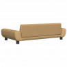 Sofa dla dzieci, brązowa, 100x54x33 cm, aksamit