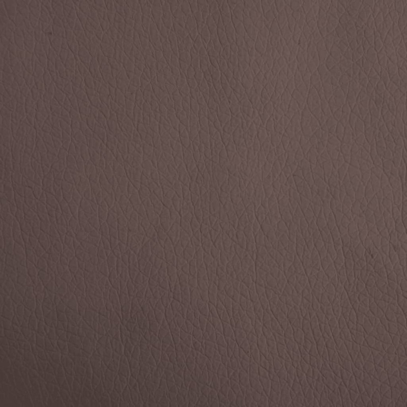 Sofa dziecięca z podnóżkiem, brązowa, 100x50x30 cm, ekoskóra