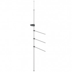 Wieszak na ręczniki, 47x280 cm, aluminium