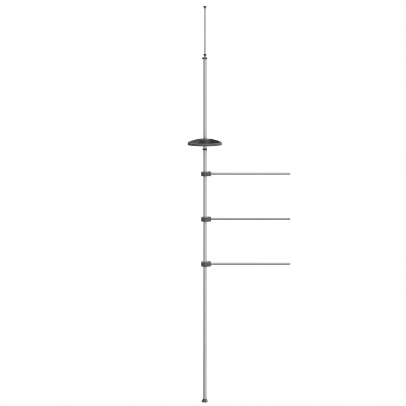 Wieszak na ręczniki, 47x280 cm, aluminium