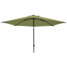 Madison Parasol ogrodowy Mykanos, 250 cm, zielony