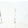2-osobowa sofa, jasnobrązowa, rattanowa