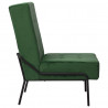 Fotel, 65x79x87 cm, ciemnozielony, obity aksamitem