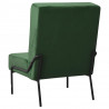 Fotel, 65x79x87 cm, ciemnozielony, obity aksamitem