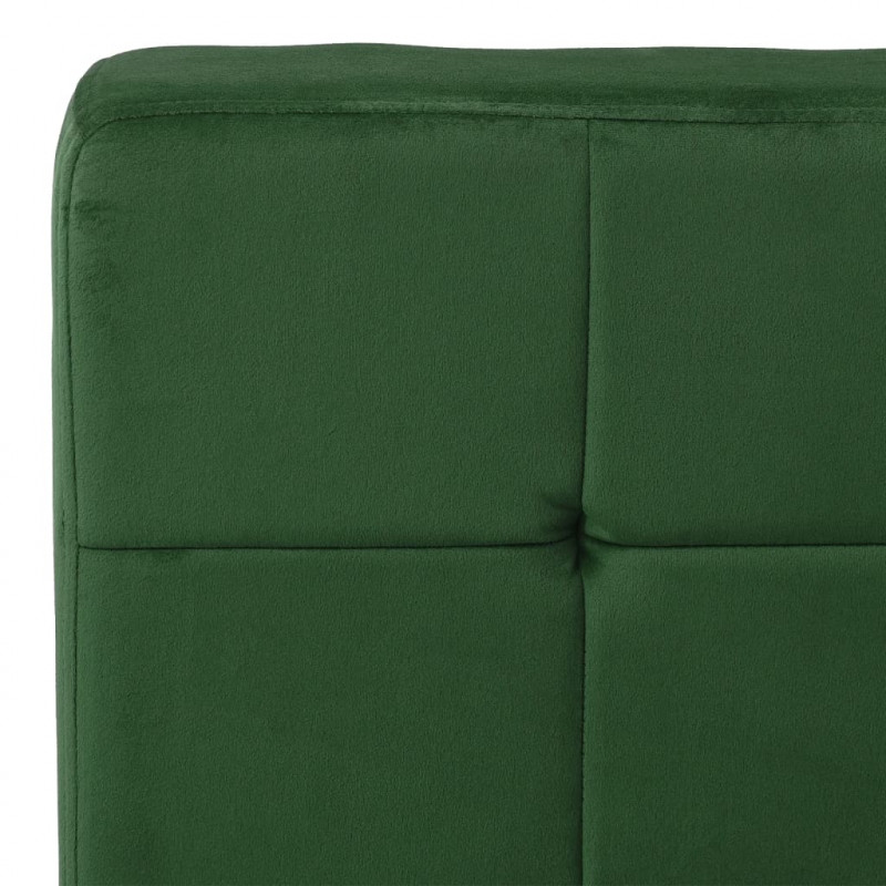 Fotel, 65x79x87 cm, ciemnozielony, obity aksamitem