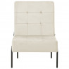 Fotel, 65x79x87 cm, kremowy, obity aksamitem