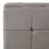 Fotel, 65x79x87 cm, jasnoszary, obity aksamitem