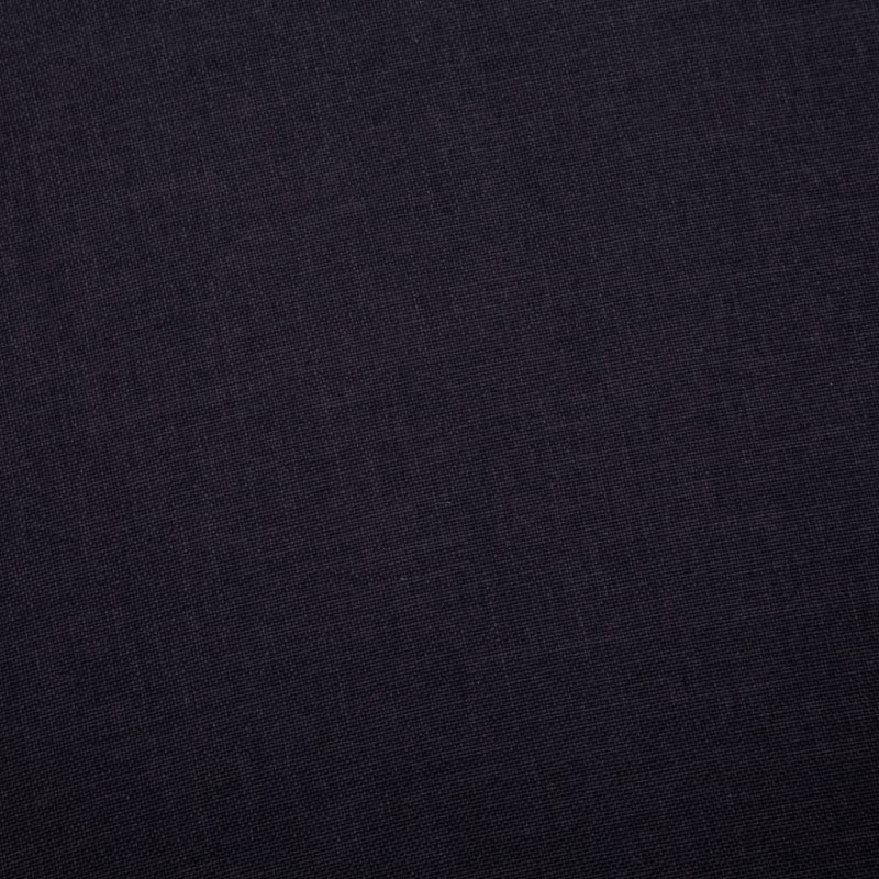 2-osobowa sofa tapicerowana tkaniną, czarna