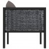 Segment sofy, poduszki, rattan PE, antracyt