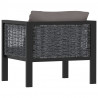 Segment sofy, poduszki, rattan PE, antracyt