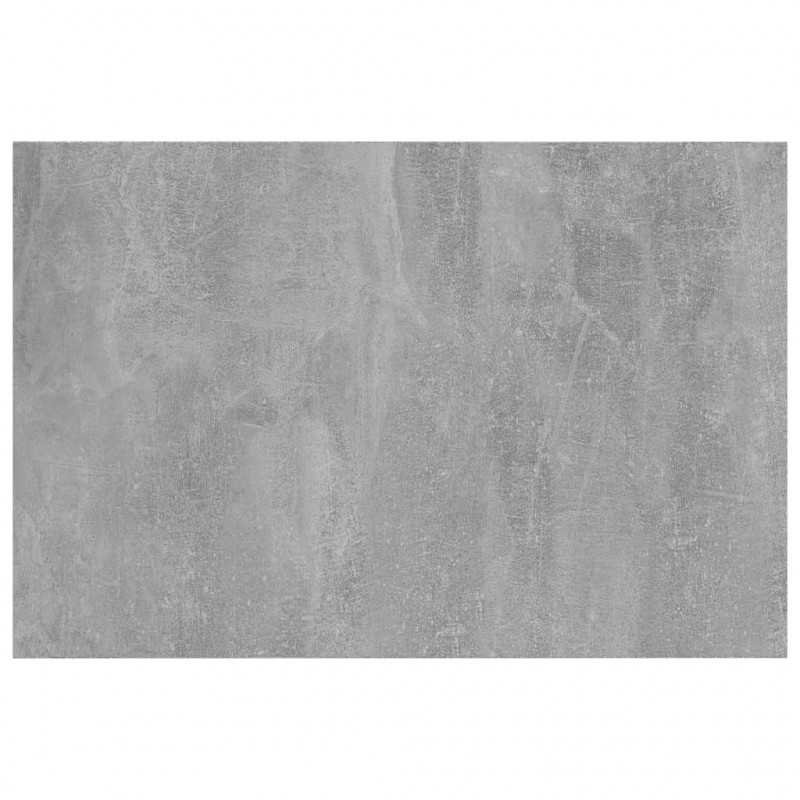 Półki na książki, 4 szt., szarość betonu, 60x40x1,5 cm