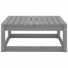 Stołki ogrodowe z poduszkami, 2 szt., szare, drewno sosnowe