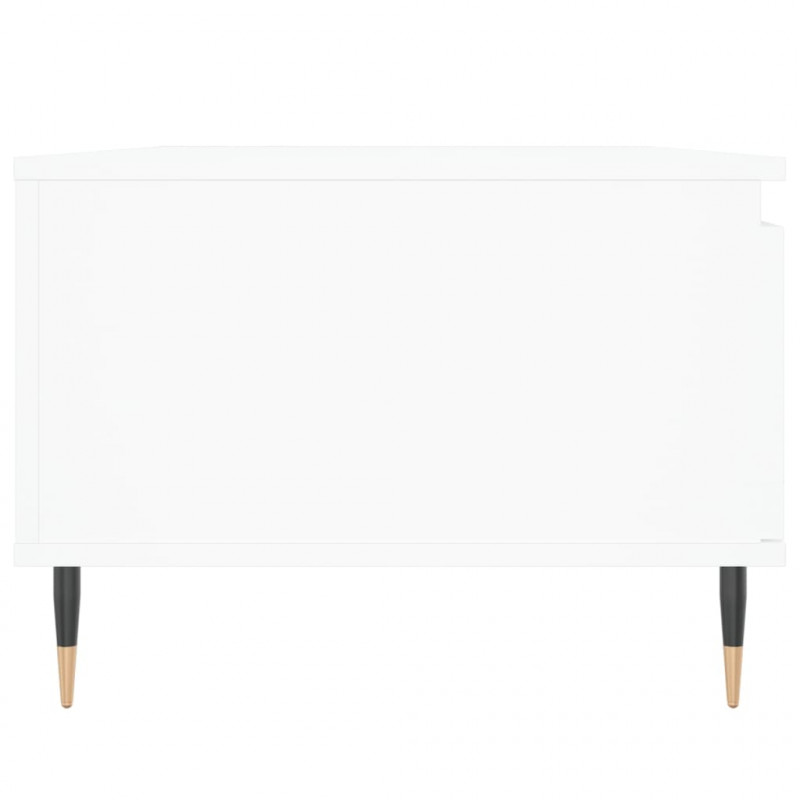 Stolik kawowy, biały 90x50x36,5 cm, materiał drewnopochodny