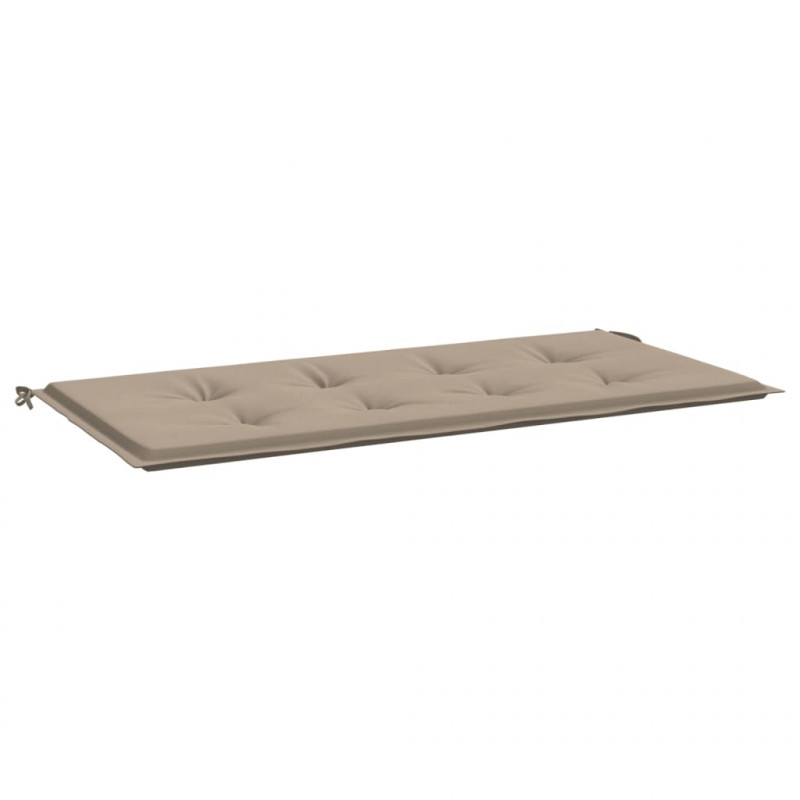 Poduszka na ławkę ogrodową, taupe, 120x50x3 cm, tkanina