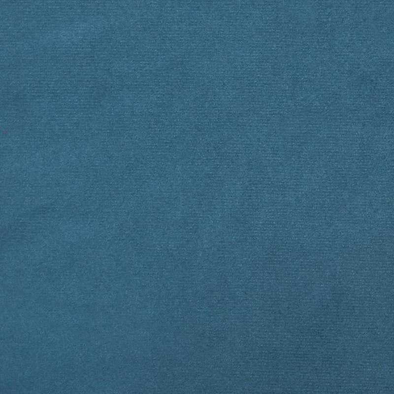 3-osobowa sofa z poduszkami, niebieska, 180 cm, aksamit