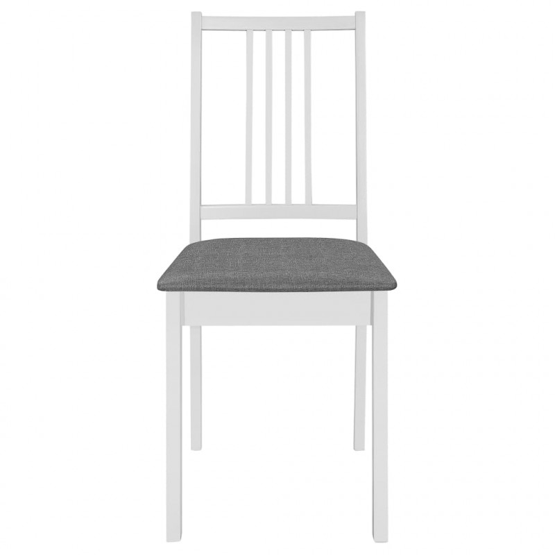 5-częściowy zestaw mebli do jadalni, MDF, biały