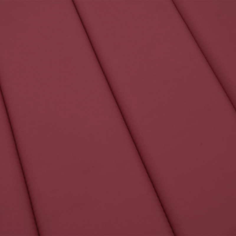 Poduszka na leżak, winna czerwień, 200x60x3 cm, tkanina Oxford