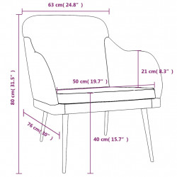 Fotel, czarny, 63x76x80 cm, obity aksamitem