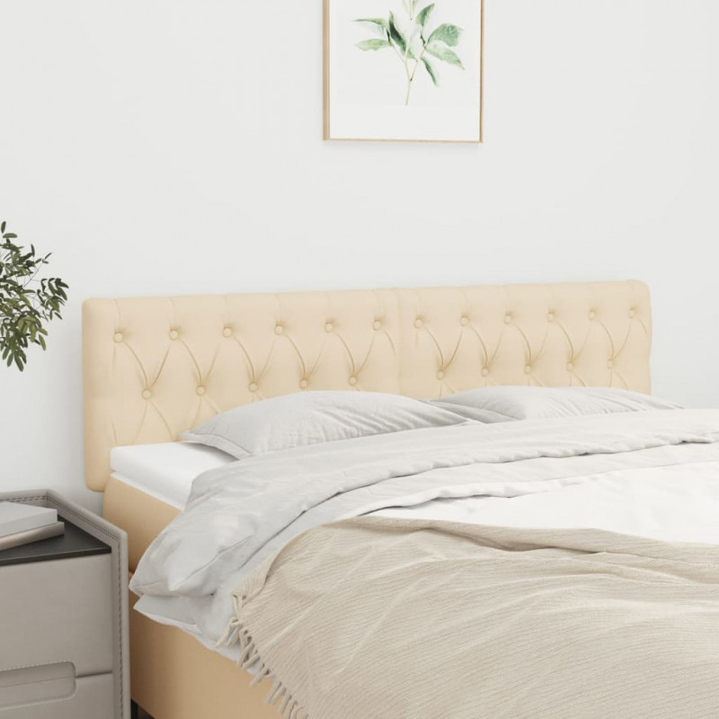 Zagłówki do łóżka, 2 szt., czarny, 80x7x78/88 cm, tkanina