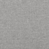 Rama łóżka bez materaca, jasnoszara, 90x200 cm, obita tkaniną
