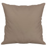 Poduszki ozdobne, 2 szt., taupe, 40x40 cm, mikrofibra