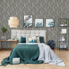 DUTCH WALLCOVERINGS Tapeta Mae, czarno-beżowa