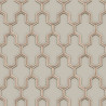 DUTCH WALLCOVERINGS Tapeta Geometric, złoto-zielona